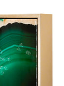 Dipinto su Tela Laccato Smeraldy con Cornice 82x4x62 cm in Metallo e Abete e Tela      