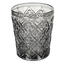 Set 4 Bicchieri Acqua Marrakech Stones in Vetro VdE Tivoli 1996 Grigio