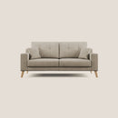Divano 3 Posti 186x95x91 cm in Tessuto Beige