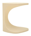Tavolinetto Ibiza Bianco 42x42x52 cm in Polietilene Bianco      
