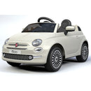 Macchina Elettrica per Bambini 12V con Licenza Fiat 500 Bianca