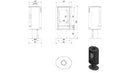 Stufa a Legna 5,5/10,5KW in Acciaio Flig Bradbury Nera
