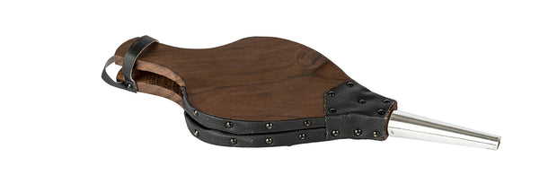 prezzo Mantice 39xØ16x3,5 cm in Legno e Pelle Sintetica Color Legno e Nero