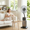 Ventilatore Nebulizzatore 90W con Serbatoio 3,1L 3 Modalità e 3 Velocità Oscillazione 70° e Timer      