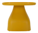 Tavolinetto Gea Giallo 48x48x38 cm in Polipropilene Giallo      