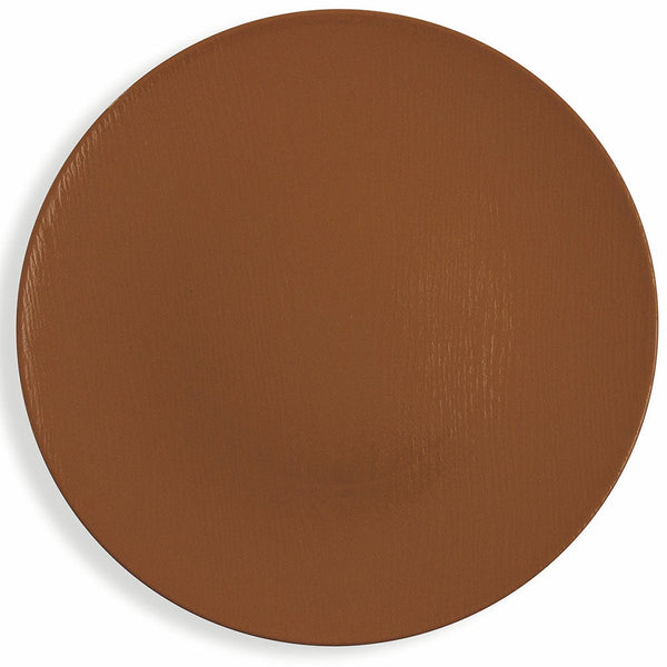 Set 6 Sottopiatti in Plastica Ø 33cm Villa d'Este Wood Nocciola sconto