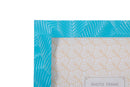 Cornice Light 25x2x30 cm in Resina e Vetro Azzurro      