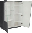 Vetrina 2 Ante 120x43x146 cn Vega Grigio Ardesia  