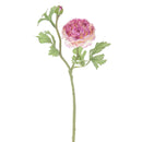 Set 8 Ranuncoli con 2 Fiori Artificiali Altezza 46 cm 