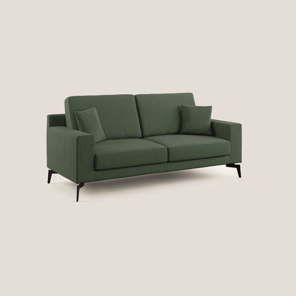online Divano 3 Posti 206x95x91 cm in Tessuto Verde