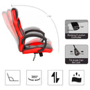 Sedia da Gaming Ergonomica 59x110/120x65 cm in Similpelle Nero