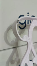 Set 2 Sedie da Giardino 57,5x58x87,5h cm con Braccioli Victoria Bianco Seconda Scelta