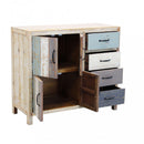 Mobile Edison 100x40x86 h cm in Legno Multicolor