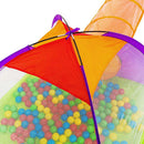 Tenda Igloo Per Bambini Con 200 Palline + Tunnel Pieghevole Giochi Salvaspazio
