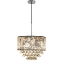 Lampadario a Soffitto Moderno 44 Pendenti in Vetro E14 Ø43x100 cm  Grigio