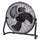 Ventilatore ad Alta Velocità Ø 45 cm 3 Pale 100W in Acciaio Laminato e Alluminio Nero
