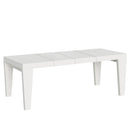Tavolo Allungabile 200/460x90x77 cm Spimbo Premium Bianco Frassino  