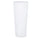 Vaso Rotondo Luminoso da Giardino Solare Autoricaricabile 38x38x86 cm in Polietilene Sined Solar 86 Bianco