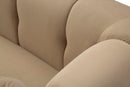 Poltrona Alma Grigio con Cuscino 81x97x71 cm in Legno e Poliestere      