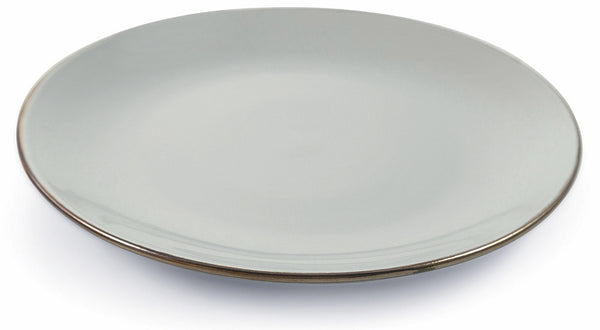 Set 6 Piatti Piani Ø26,5x2,5 cm in Gres Villa d'Este Home Tivoli Royal Passion Grigio Chiaro acquista