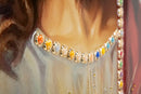 Dipinto su Tela Laccato Jesus con Cornice 72x4x102 cm in Pino e Tela e Plastica      