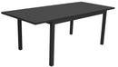 Tavolo Allungabile da Giardino 148x90x75 cm in Alluminio Grigio