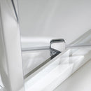 Porta Parete Doccia 1 Anta Battente In Cristallo Opaco 6mm H198 Fosterberg Aalborg Varie Misure