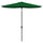 Ombrellone da Giardino Rettangolare 200x300 cm Inclinabile con Apertura a Manovella in Alluminio e Poliestere Verde
