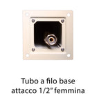 Fontana da Giardino con Doppio Rubinetto Belfer 42/QRR Tortora