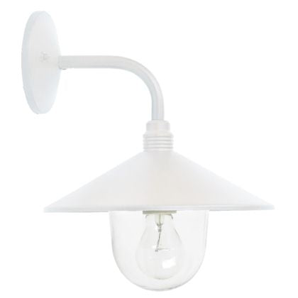 sconto Applique in Basso da Esterno E27 in Alluminio Sovil Bianco
