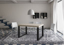 Tavolo Allungabile 140-400x90x77 cm Tecno Cashmere Telaio Antracite 