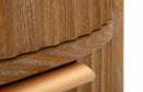 Comodino Goteborg 38x34,5x52 cm in Abete e MDF e Ferro      
