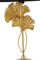Lampada da Tavolo Flow 30x63x30 cm in Ferro Oro/Nero