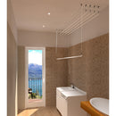 Stendibiancheria da Soffitto Salvaspazio per Interni e Esterni con 5 Aste da 150cm (altezza soffitto 320 cm) Stendinik