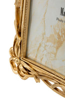 Cornice Knot 29x2,4x33,6 cm in Resina e Vetro Oro      