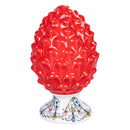 Pigna con Base Decorativa Ø8,4x13,7 cm  in Ceramica VdE Tivoli 1996 Pigna