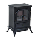 Camino Elettrico da Terra Effetto Fiamma 950W/1850W Nero 