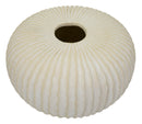 Vaso Icicle Ø40x23 cm in Mgo Crema      