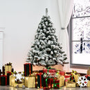 Albero di Natale Artificiale Innevato 140 cm 400 Punte  Verde