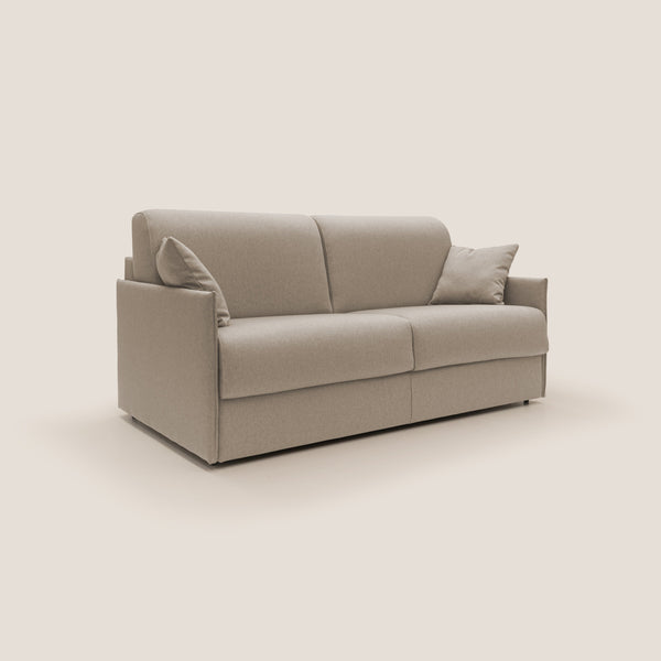 Divano Letto 2 Posti 169x90x96 cm in Tessuto Beige online