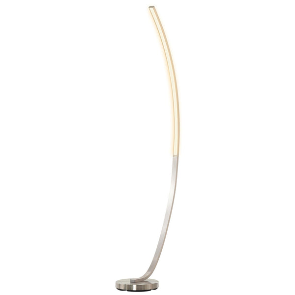 prezzo Lampada da Terra ad Arco a LED 3000K 50x23x149 cm in Acciaio e Allumino Argento