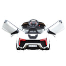 Macchina Elettrica per Bambini 6V Sportiva Bianca 