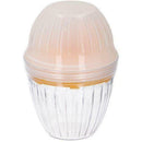 Ciotola Shaker e Mixer Miscelare Mescolare con Coperchio Separatore Uova in Plastica Giallo e Trasparente      