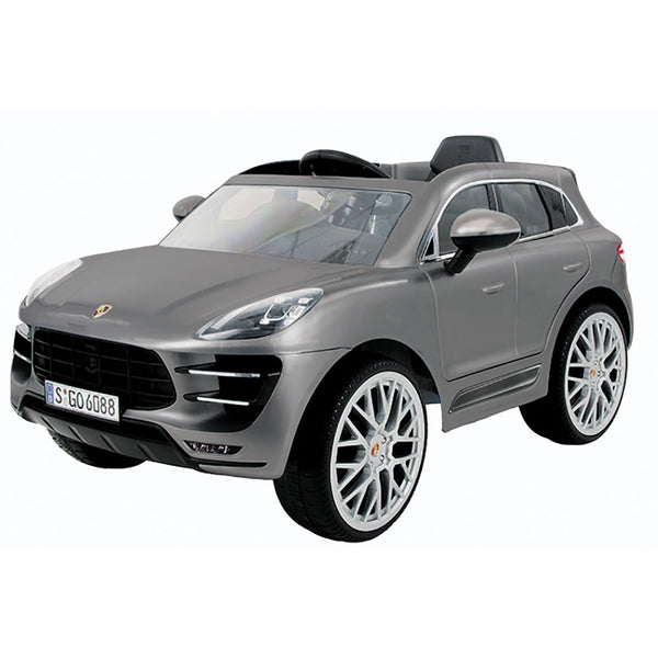 Macchina Elettrica Suv per Bambini 12V con Licenza Porsche Macan Silver prezzo