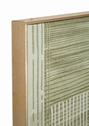 Stampa Dipinta su Tela Lignes con Cornice 60x3x60 cm in Pino e Tela e Plastica      