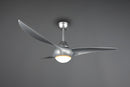 Ventilatore da Soffitto con 3 Pale e Lampada LED SMD Ø145 cm 3 Velocità Titano