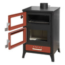 Stufa a Legna con Forno 22 KW 50,5x58,5xH91,5 cm Marika Beige