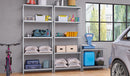 Scaffale in Metallo 5 Ripiani 120x40x195 cm Maciste Zincato