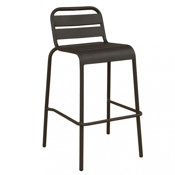 acquista Sgabello Alto Vega 50x51x95 h cm in Acciaio Taupe