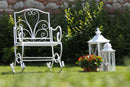 Dondolo da Giardino in Ferro 60x80H98cm Viareggio Bianco